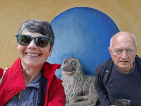 Lions at Portmeirion