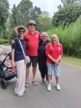 Di, me, Peter and Debbie
