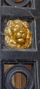 a golden lion
