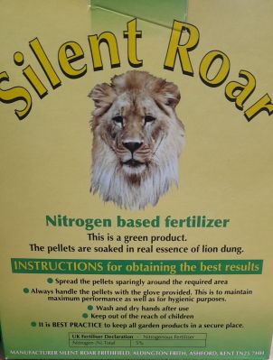 Real lion dung inside!