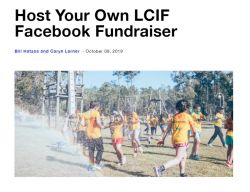 How to Host Your Own LCIF Fundraiser