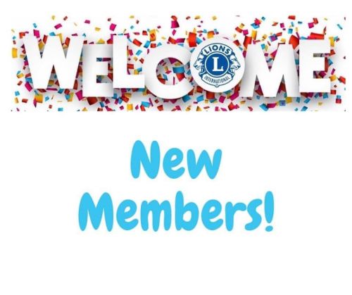 Welcome New Members