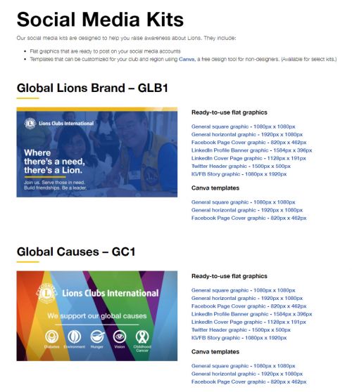 Social Media Kits